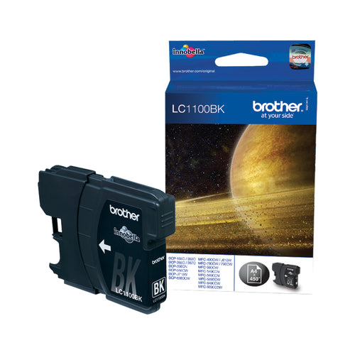 Brother LC-1100BK Black ink cartridge 1 pc(s) Original Brother LC-1100BK Black ink cartridge 1 pc(s) Original
